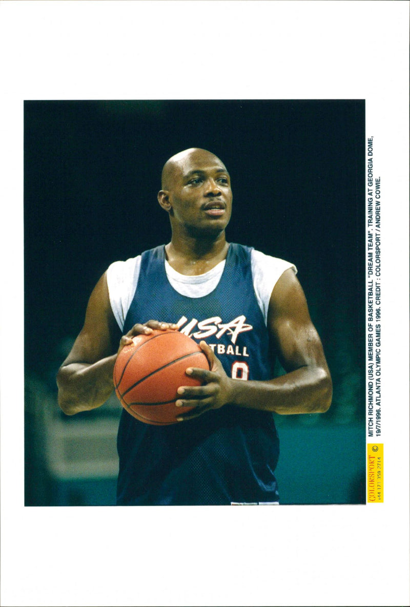 Mitch Richmond. - Vintage Photograph