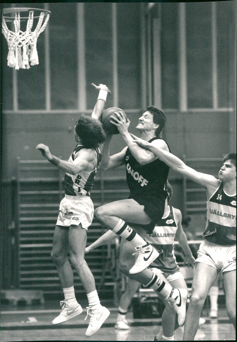 Basketball Player Roland Rahm - Vintage Photograph