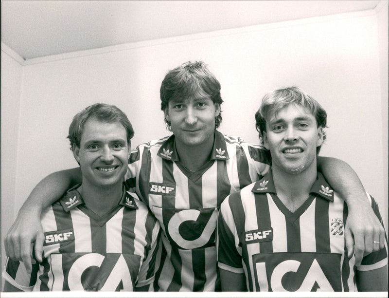 Andreas Ravelli with "Lill-Foppa" Forsberg, and Ola Svenson - Vintage Photograph