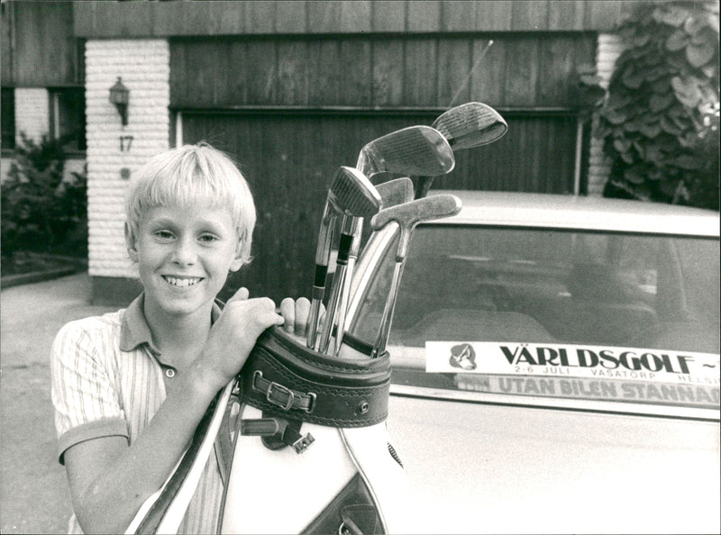 Stefan Tumba son of Sven Tumba. - Vintage Photograph