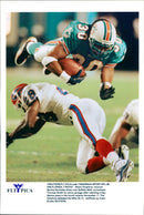 American Football - The Dolphins defeated the Bills 30-13 - Vintage Photograph