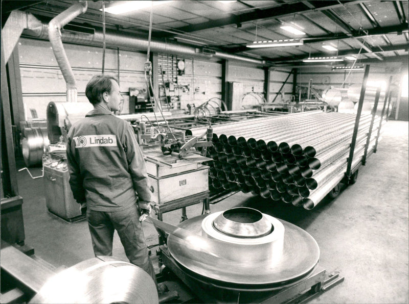 1984 LINDAB HELSINGBORG VENTILATION MOST NEARLY TEL GREVIC - Vintage Photograph