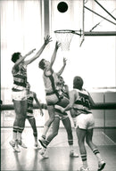 Sten Feldreich is a Swedish basketball player. - Vintage Photograph