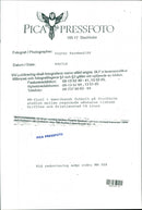 SM final in American football at Stockholm Stadium. 22-year-old running back Fredrik Nanhed  on his knees closest to the camera. - Vintage Photograph