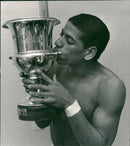 Bo Alvin Dukes, American basketball player. - Vintage Photograph