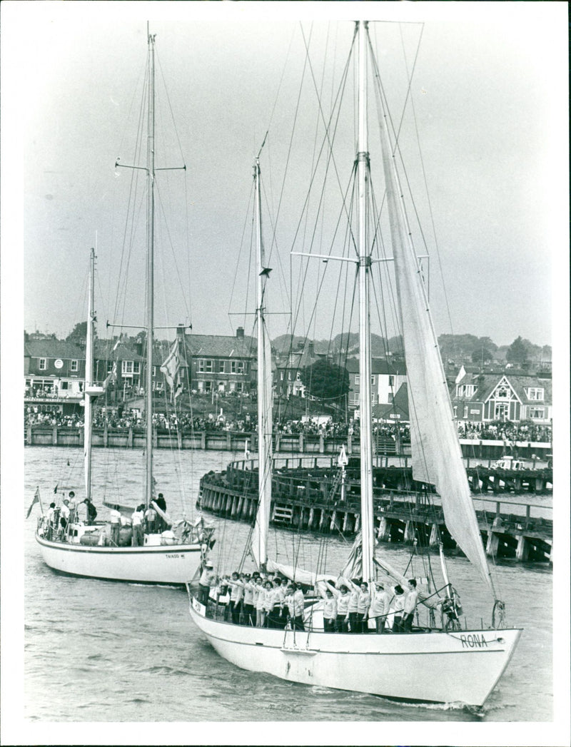 Tall Ships Race - Vintage Photograph