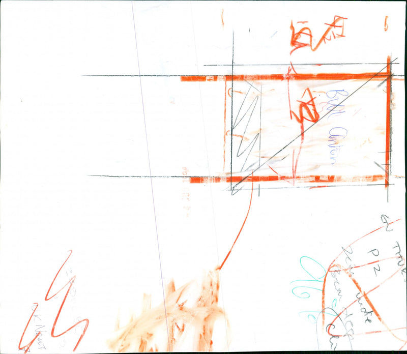 Bill Clinton, 42nd US President. - Vintage Photograph