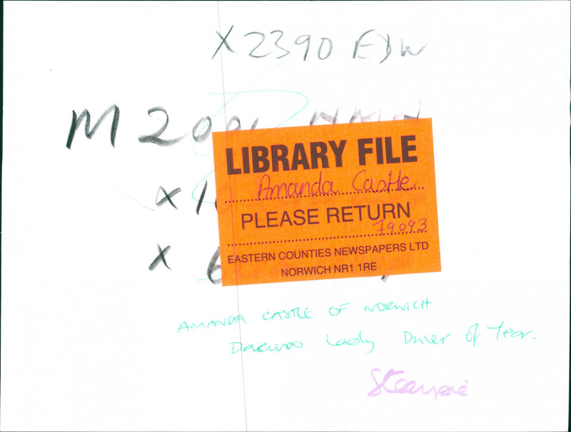 Amanda Castle and Mr. TW Rhie and Derek Bell - Vintage Photograph