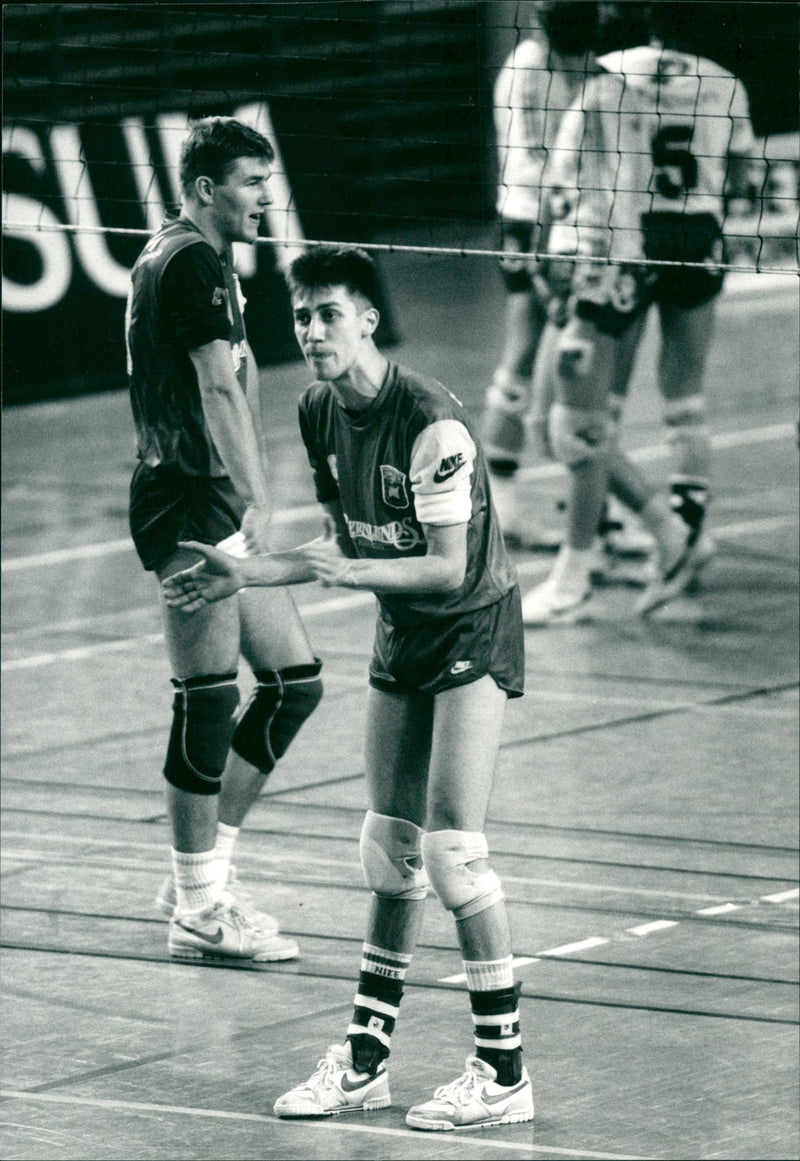 Volleyball: Joe Isaksson - Vintage Photograph