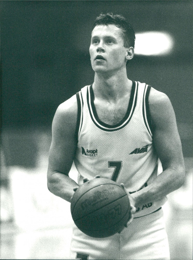 Magnus Tegel, Arapt Basketball Team - Vintage Photograph