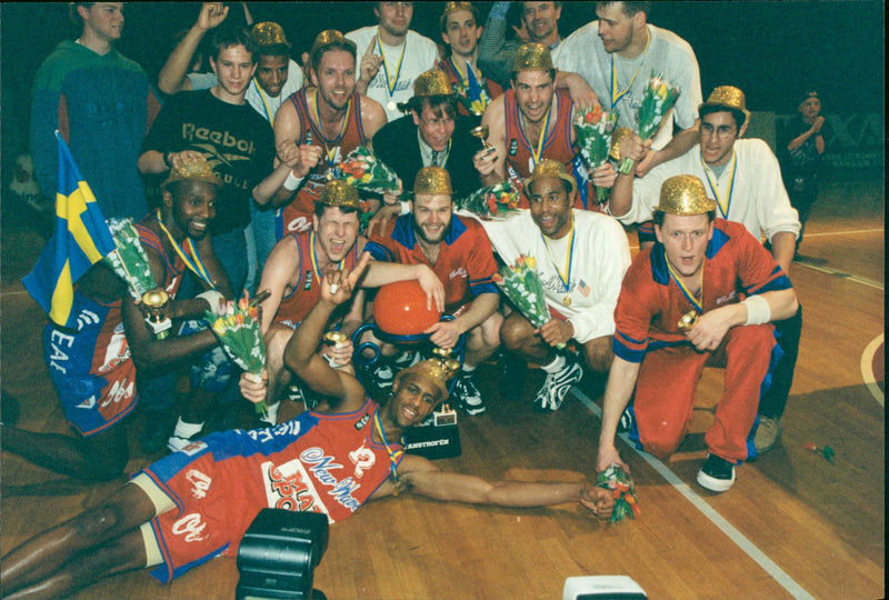 Basketball Final: New Wave - Sodertalje - Vintage Photograph