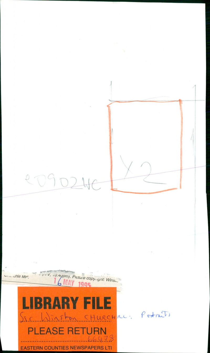 British Politician Sir Winston Churchill - Vintage Photograph