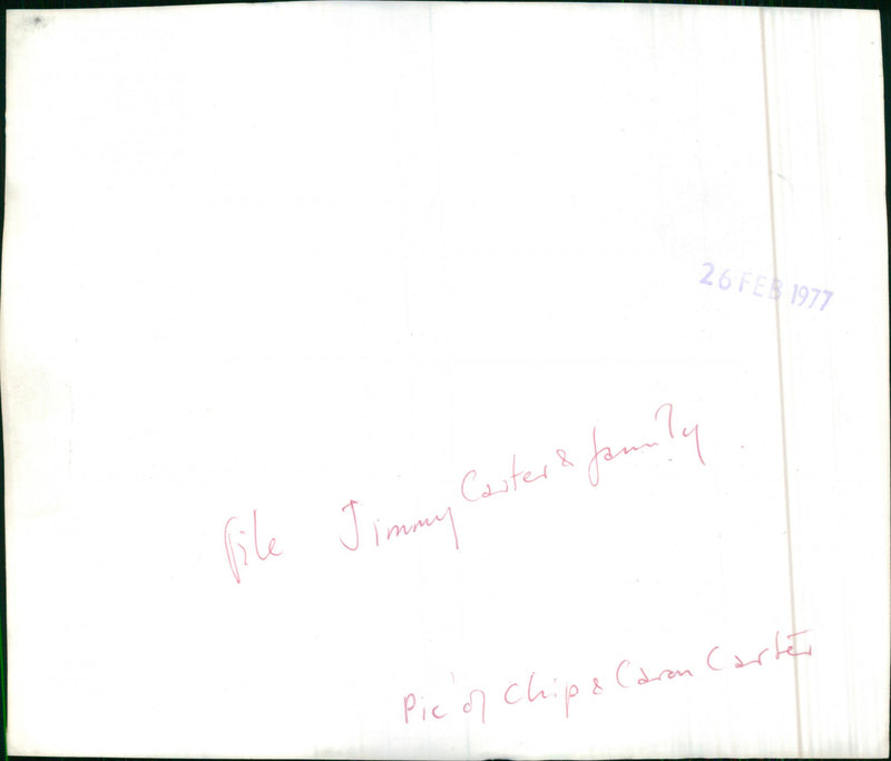 Chip Carter and his wife, Caron in the White House - Vintage Photograph