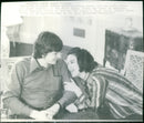 Chip Carter and his wife, Caron in the White House - Vintage Photograph