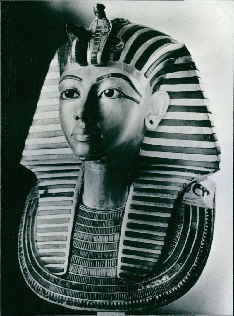 The mask of Tutankhamun - Vintage Photograph