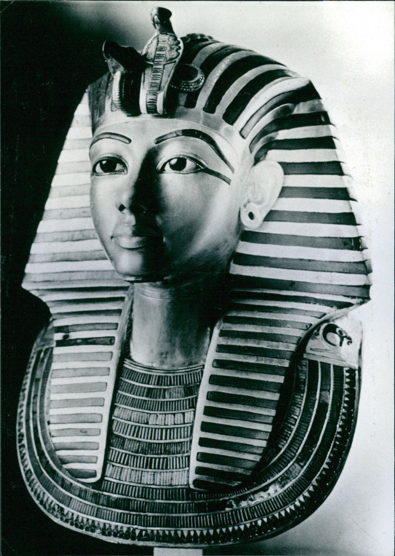 The mask of Tutankhamun - Vintage Photograph