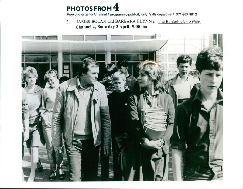 James Bolam and Barbara Flynn - Vintage Photograph