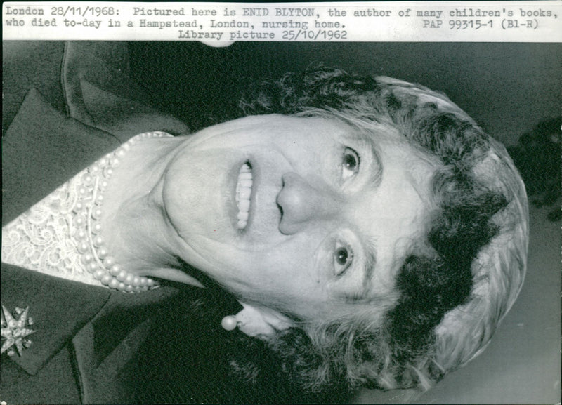 Enid Blyton - Vintage Photograph
