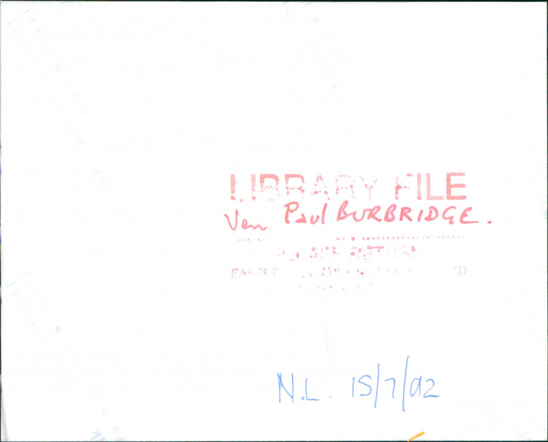 Rev. Paul Burbridge with Jonathan Craft - Vintage Photograph