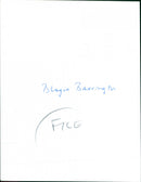 Musical artist Blayne Barrington - Vintage Photograph