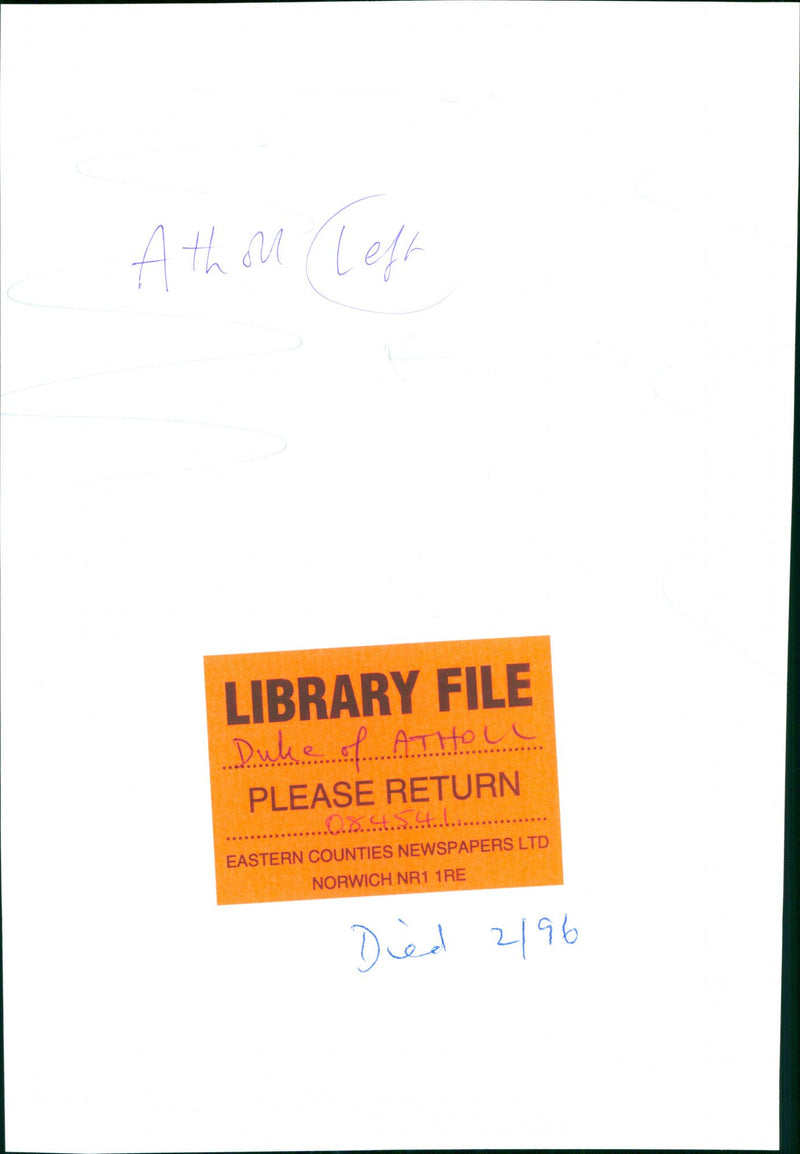 Duke of Atholl - Vintage Photograph