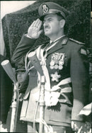 General Hafez al-Assad. - Vintage Photograph