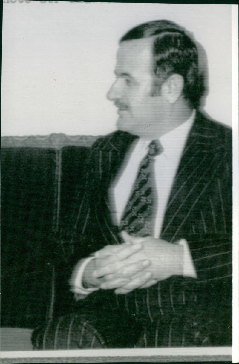 Hafez al-Assad. - Vintage Photograph