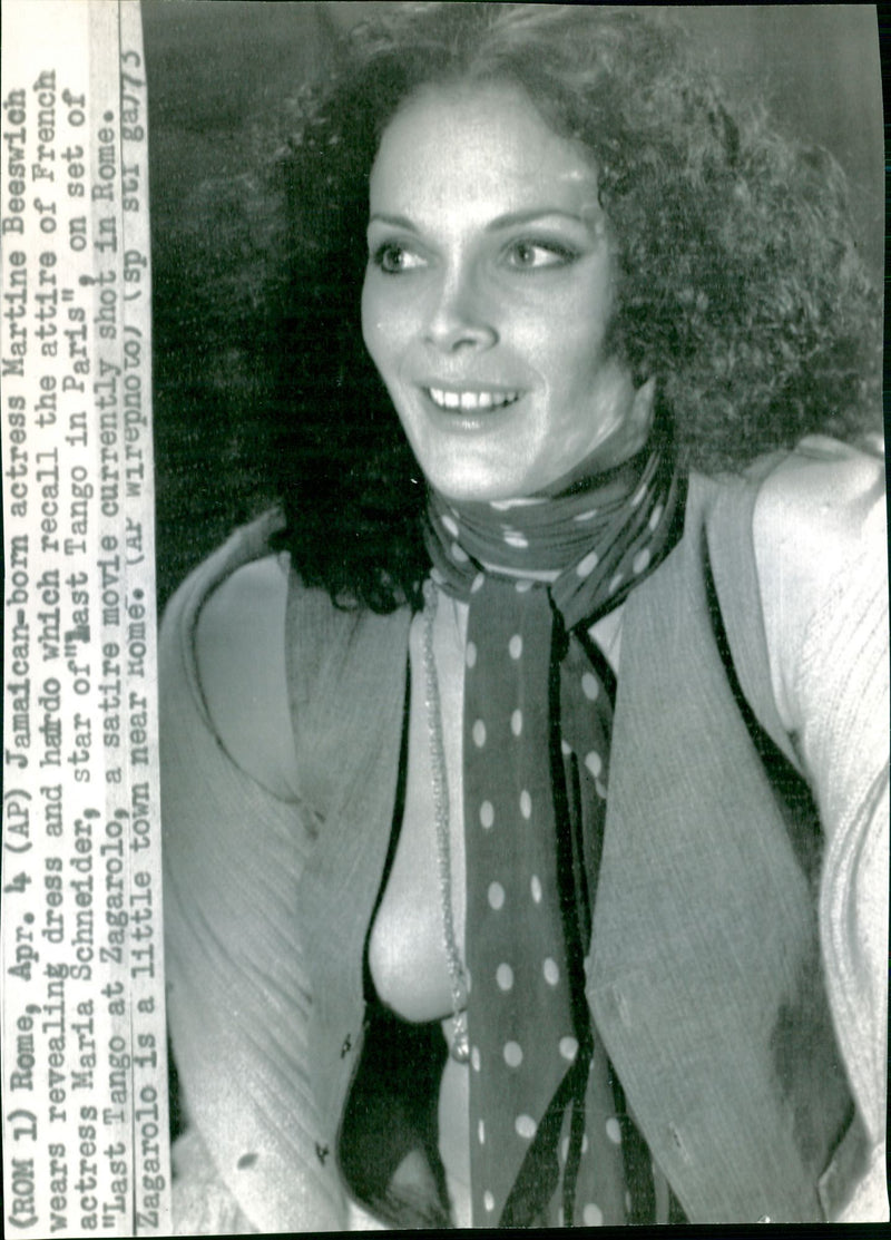 Martine Beswick - Vintage Photograph