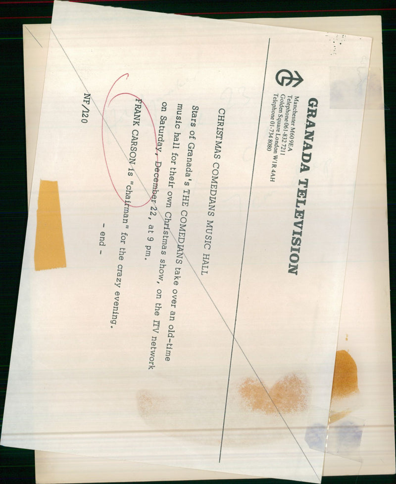 TELEVISION MUSIC - Vintage Photograph