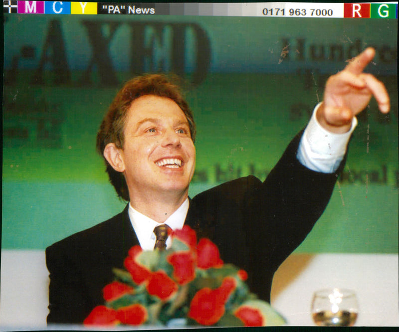 Tony Blair - Vintage Photograph