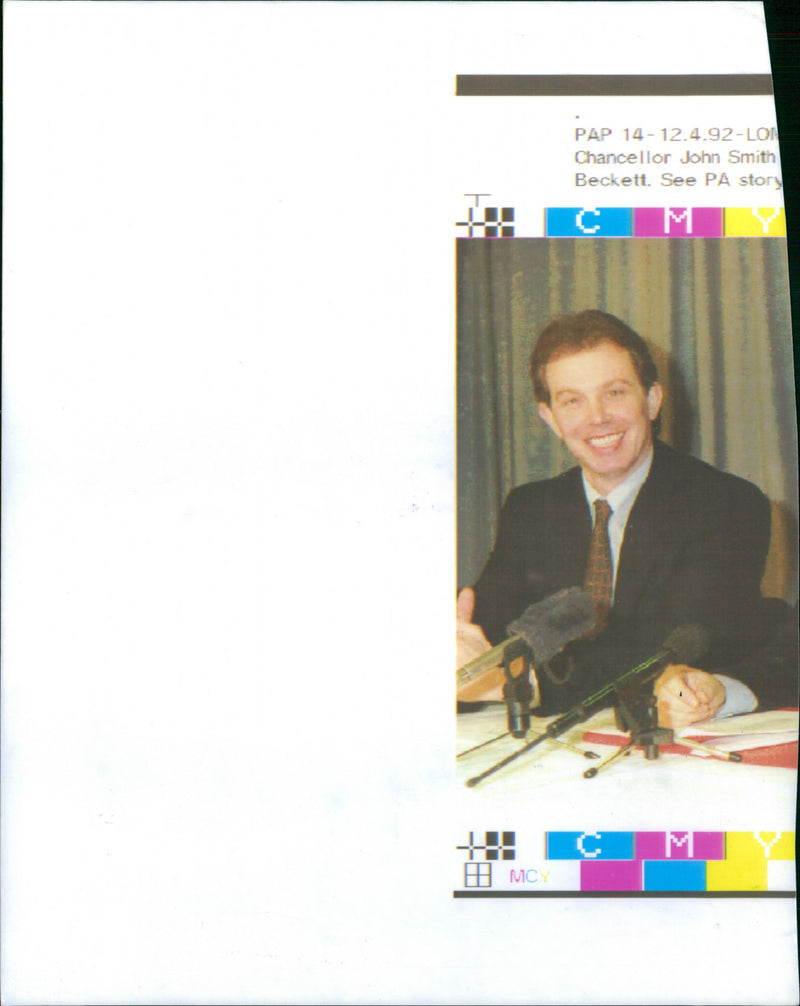 Tony Blair - Vintage Photograph