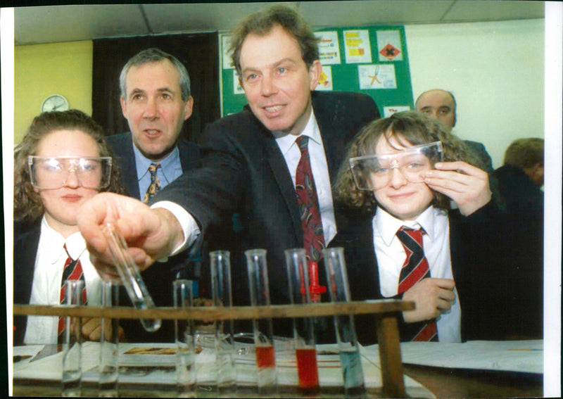 Tony Blair and Jon Trickett - Vintage Photograph