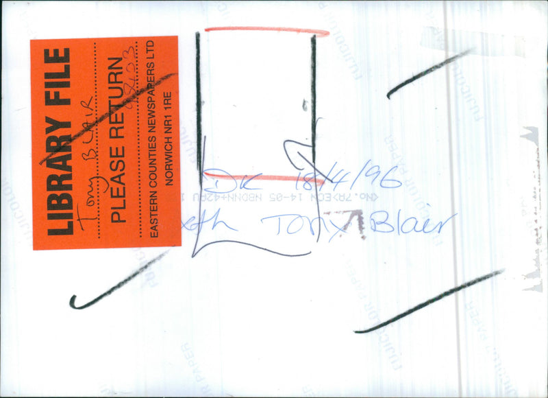 Tony Blair - Vintage Photograph