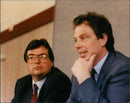 Tony Blair with Clive Needle - Vintage Photograph