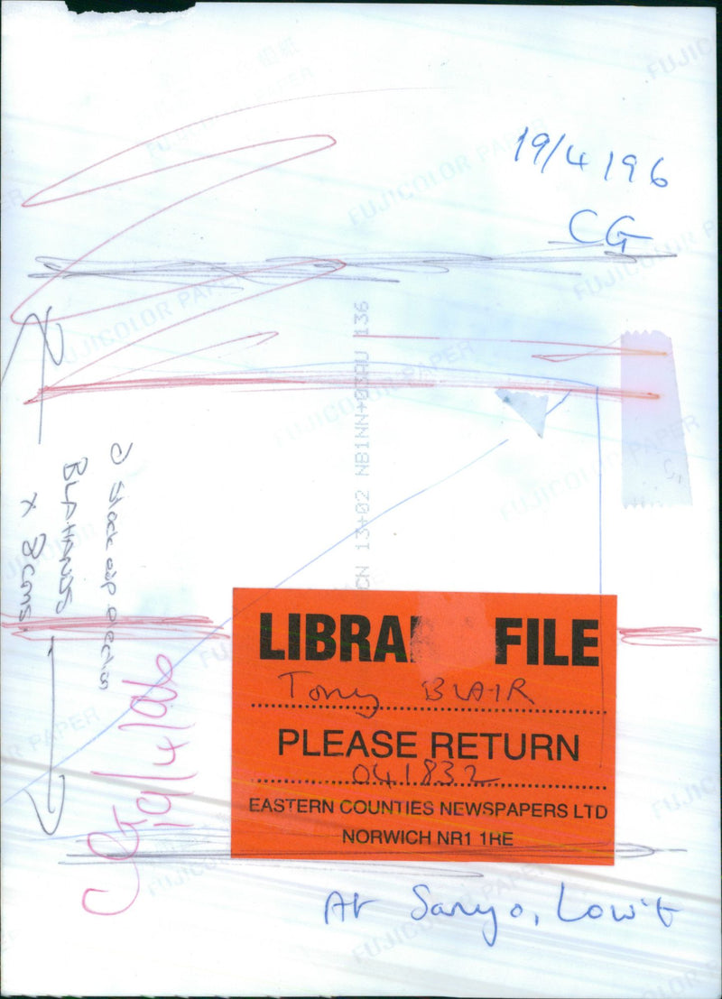 Tony Blair - Vintage Photograph