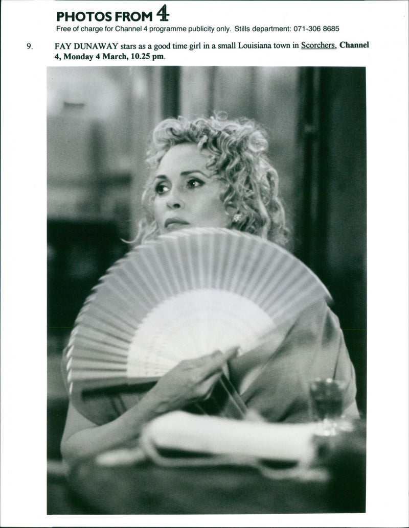 Faye Dunaway in Scorchers - Vintage Photograph
