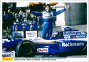 1996 CHAMPION WORLD FORMULA DAMON HILL ROTHMANS BLACK WIFE - Vintage Photograph