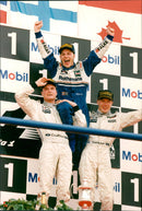 1997 ROTHMANS MCLAREN TRO SWEDEN FERRARI MICHAEL PRESS CHAMPION - Vintage Photograph