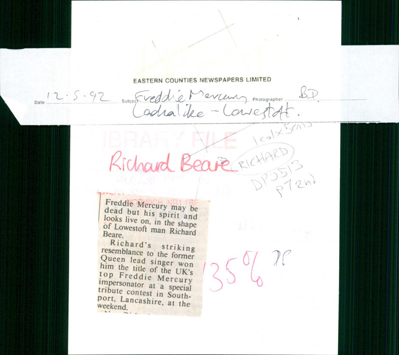 Richard Beare - Vintage Photograph