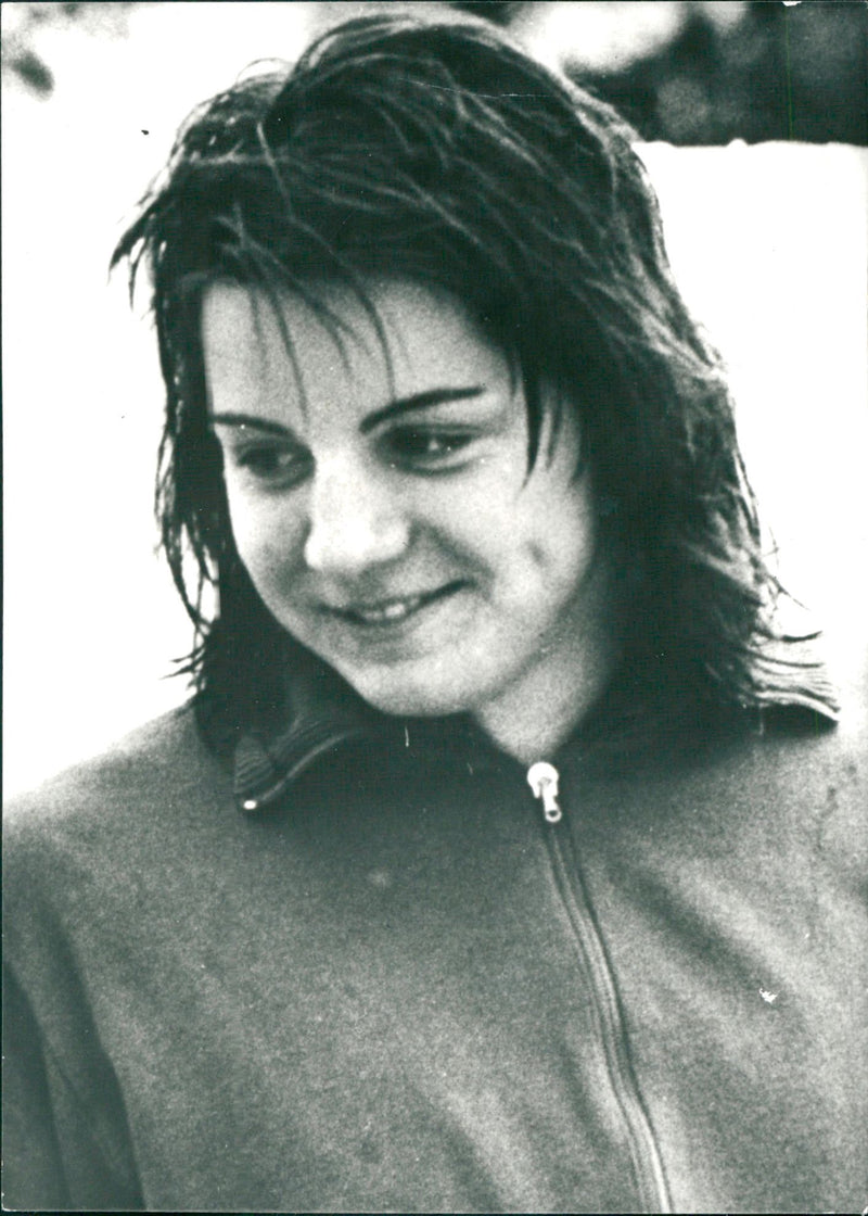 Angela Franke, East German swimmer - Vintage Photograph
