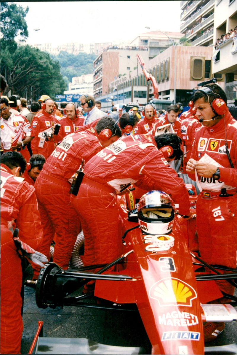 1998 SONAX DISTRIBUTION FERRARI FRANCE ENGLAND PRESS PRINCE - Vintage Photograph