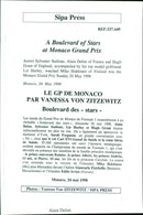 1998 SONAX DISTRIBUTION FERRARI FRANCE ENGLAND PRESS PRINCE - Vintage Photograph