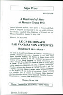 1998 SONAX DISTRIBUTION FERRARI FRANCE ENGLAND PRESS PRINCE - Vintage Photograph