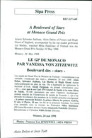 1998 SONAX DISTRIBUTION FERRARI FRANCE ENGLAND PRESS PRINCE - Vintage Photograph