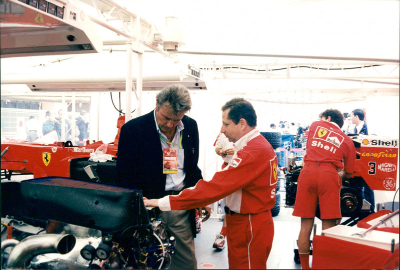 1998 SONAX DISTRIBUTION FERRARI FRANCE ENGLAND PRESS PRINCE - Vintage Photograph