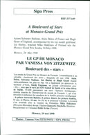 1998 SONAX DISTRIBUTION FERRARI FRANCE ENGLAND PRESS PRINCE - Vintage Photograph