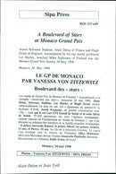 1998 SONAX DISTRIBUTION FERRARI FRANCE ENGLAND PRESS PRINCE - Vintage Photograph