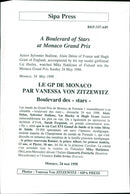 1998 SONAX DISTRIBUTION FERRARI FRANCE ENGLAND PRESS PRINCE - Vintage Photograph