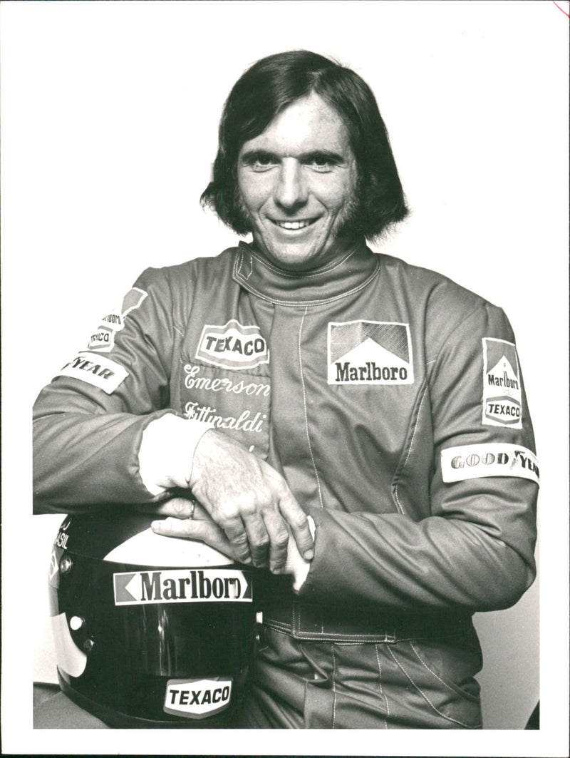 Emerson Fittipaldi - Vintage Photograph