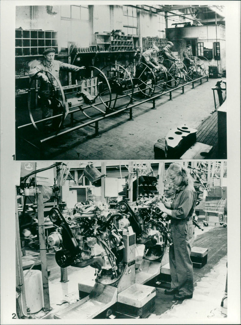 Company: Volvo Components AB - Vintage Photograph